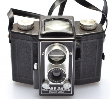 RARE Japanese TLR 120 rollfilm camera Palma Brilliant Model 2