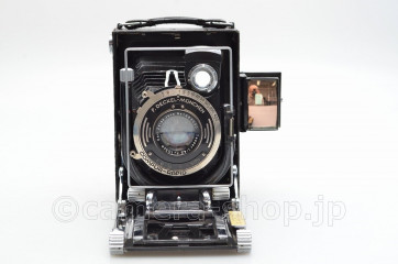 Rokuoh-sha (new)Lily 6.5x9 (S12) folding camera Tessar 4.5/10.5cm case	