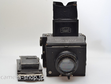 Zeiss Ikon Miroflex B (859/7) with Biotessar 2.8/165 with 120 rollfilm holder