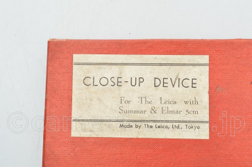 CLOSE-UP DEVICE For The Leica with Summar & Elmar 5cm The Leica,Ltd.,Tokyo