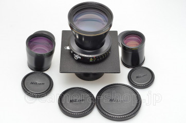 NIKKOR-T*ED 9/600 12/800 18/1200 Convertible rear lens COPAL 3 for SINAR 	
