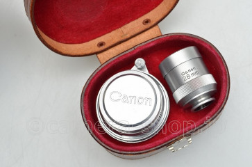 Canon ULTRA WIDE-ANGLE LENS SERENAR 28mm f:3.5 CASE FINDER CAP 