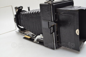 Rokuoh-sha Lily 8x10.5 folding camera Rodenstock Trinar F4.5 case	