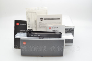 LEICA LEICAVIT M black paint finish 14009 un-used with Japanese instruction and warranty card	