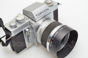 TOPCON RE super RE,Auto-Topcor 1.4/58 Tokyo Kogaku Japan C1963 w/case,strap,cap